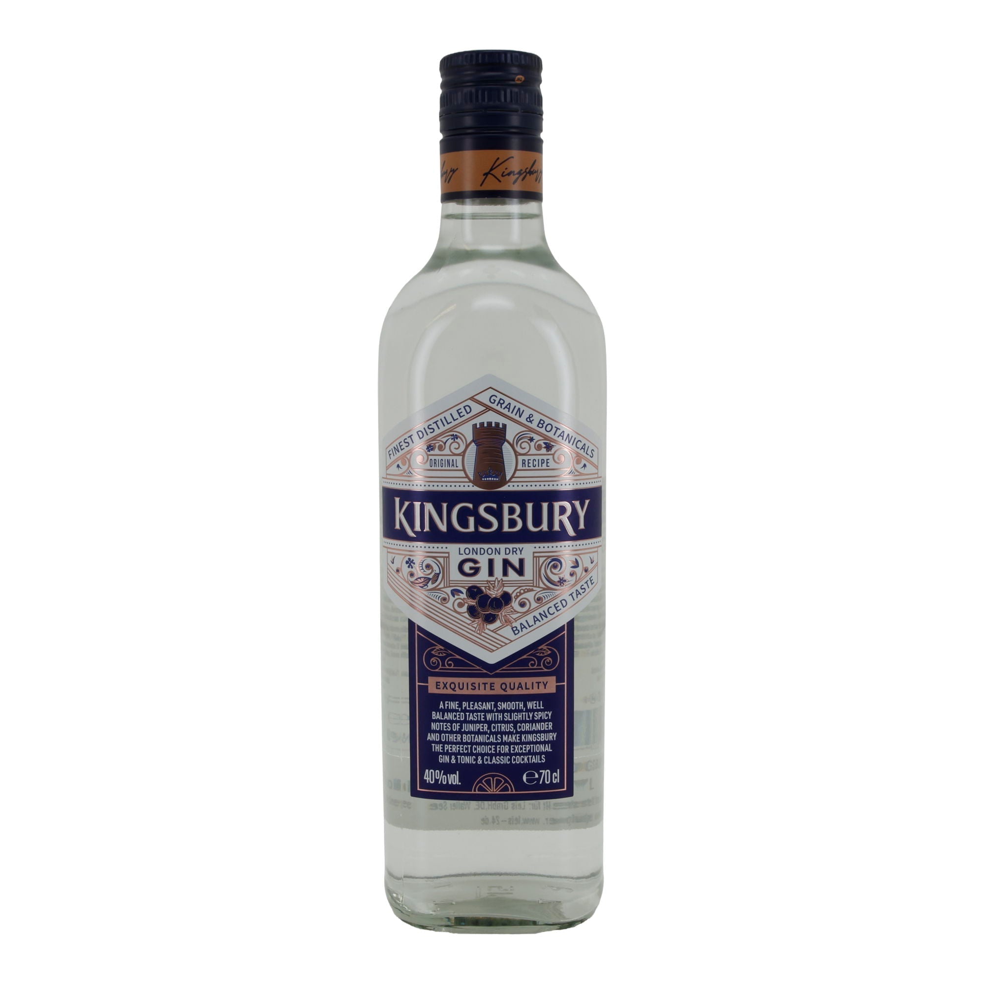 Kingsbury | London Dry Gin | 40 % vol | 0,7 l RO